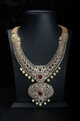 Pearl Hanging Necklace SetIMG_1167