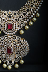 Pearl Hanging Necklace SetIMG_1172