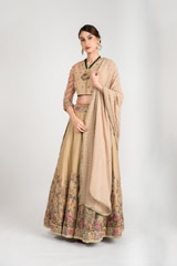 Biege Flared Lehenga4840_video