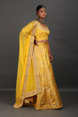 Yellow Banarasi LehengaIMG_9202