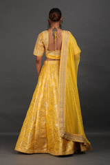 Yellow Banarasi LehengaIMG_9210