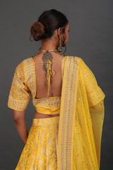 Yellow Banarasi LehengaIMG_9211