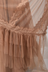 Peach Net Lehenga_SUB7246