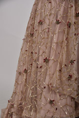 Peach Embellished Lehenga_SUB7483