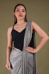 Metallic Saree GownDSC04460