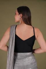 Metallic Saree GownDSC04465