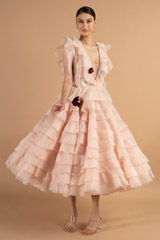 Plunge V Neck Midi DressDSC00881