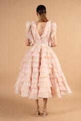 Plunge V Neck Midi DressDSC00882