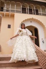 Gown With Big Sequin FlowerDSC06115