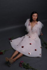 V-Neck Midi With Jazz Flowers4866_video