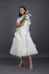 Midi With Ruffles And Organza FlowersIMG_6496