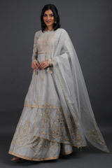 Chanderi Lotus Skirt And BlouseIMG_6137