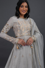 Chanderi Lotus Skirt And BlouseIMG_6150