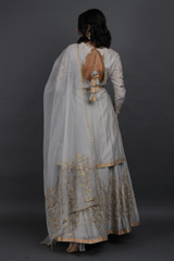 Chanderi Lotus Skirt And BlouseIMG_6162