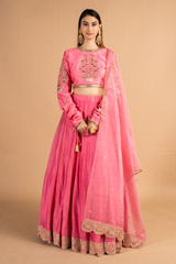 Pink Lehenga set