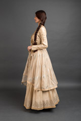 Cream Chanderi Lehenga Set_DSC4542-Edit