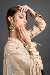 Cream Chanderi Lehenga Set_DSC4545-Edit