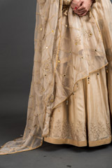 Cream Chanderi Lehenga Set_DSC4550