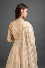 Cream Chanderi Lehenga Set_DSC4554-Edit