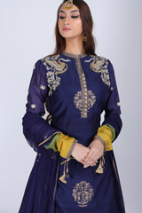 Chanderi Peacock Motif LehengaIMG_9769