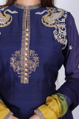 Chanderi Peacock Motif LehengaIMG_9771
