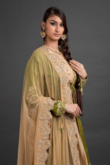 Beige Chanderi Lehenga Set_DSC4563-Edit