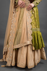 Beige Chanderi Lehenga Set_DSC4573