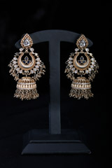 Golden Stone Earrings