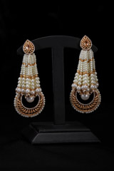Gold And Pearl Earrings