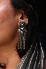 Black Hanging EarringsIMG_0714