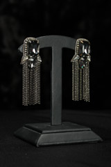 Black Hanging EarringsIMG_1011