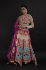 Pink 3D Floral Lehenga Set4909_video