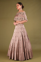 Off Shoulder Cape And SkirtDSC03473