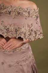 Off Shoulder Cape And SkirtDSC03477
