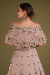 Off Shoulder Cape And SkirtDSC03480