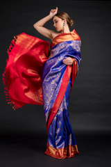 Blue Silk Saree