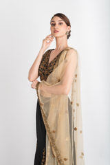 Black Godet Lehenga_DSC3211-Edit