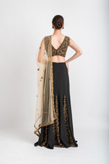 Black Godet Lehenga_DSC3222-Edit