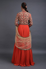 Rust Red Gerogette GownIMG_0095