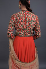 Rust Red Gerogette GownIMG_0099