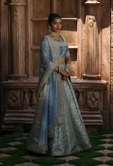 Pale Blue Banarsai Lehenga SetIMG_7923