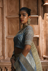 Pale Blue Banarsai Lehenga SetIMG_7935