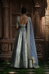 Pale Blue Banarsai Lehenga SetIMG_7965