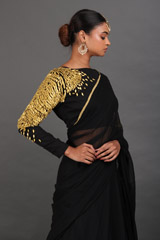 Black Saree GownIMG_9347
