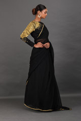 Black Saree GownIMG_9348