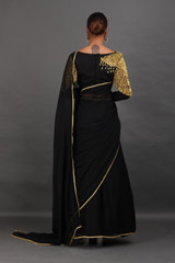 Black Saree GownIMG_9350