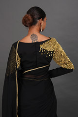 Black Saree GownIMG_9351