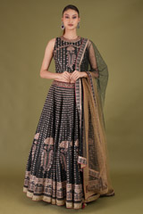 Black Embellished LehengaDSC05333