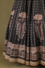 Black Embellished LehengaDSC05335