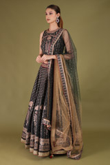 Black Embellished LehengaDSC05336
